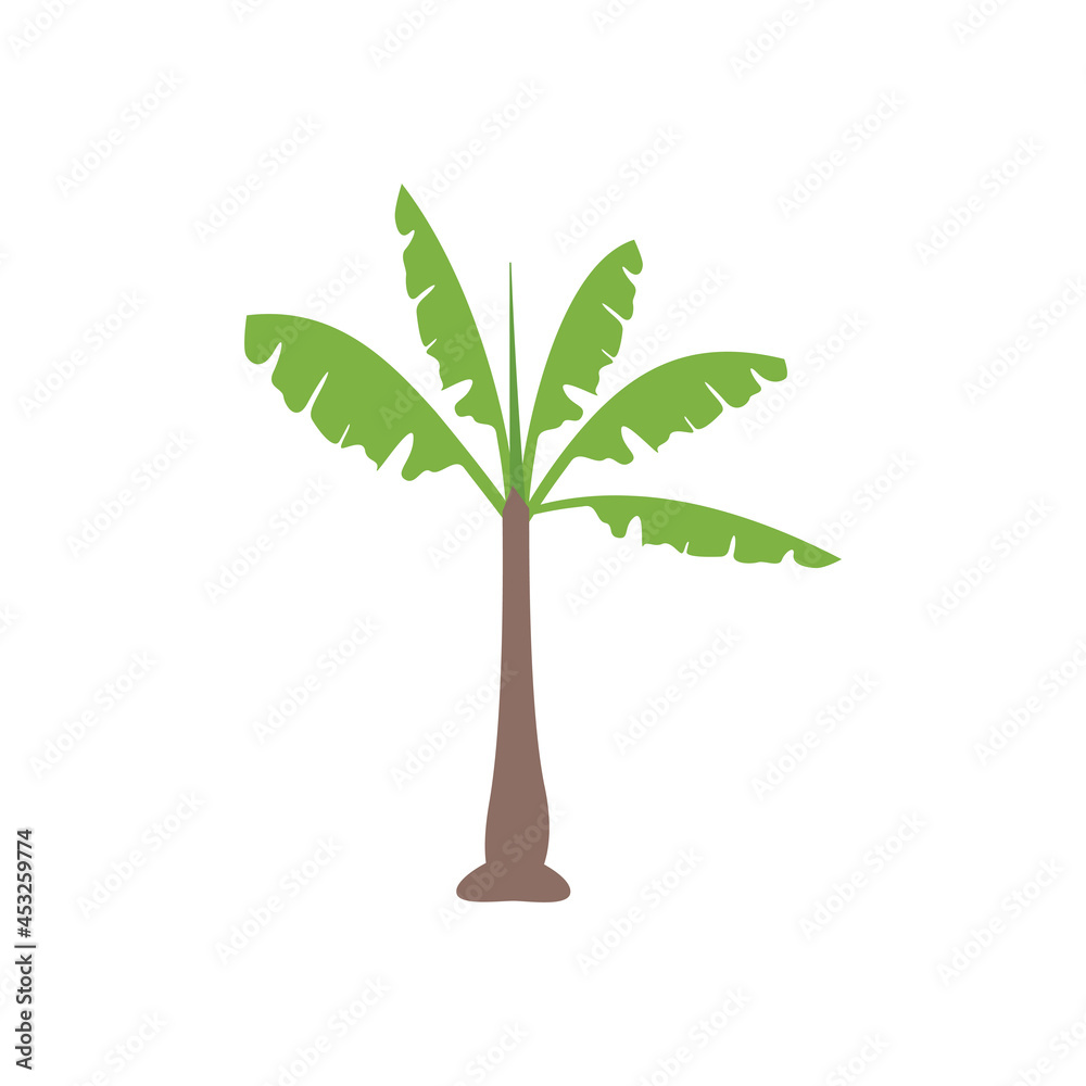 Banana tree icon design template illustration Banana tree icon design template illustration
