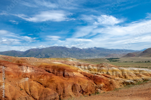 red rocks from the sandstone of the place Mars in the Altai mountains © Вячеслав 