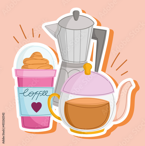 coffee kettle and frappe
