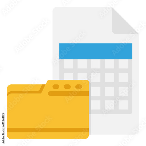 excle flat icon