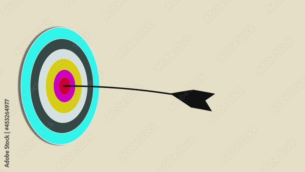 Arrow fly on target Arrow fly on target
