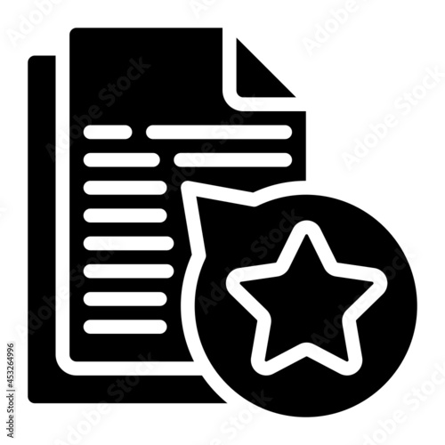 bookmark glyph icon
