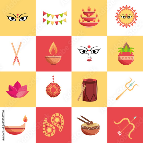 happy navratri set