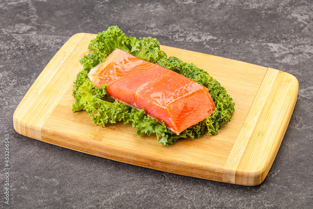 Salmon fillet slice for cooking Salmon fillet slice for cooking