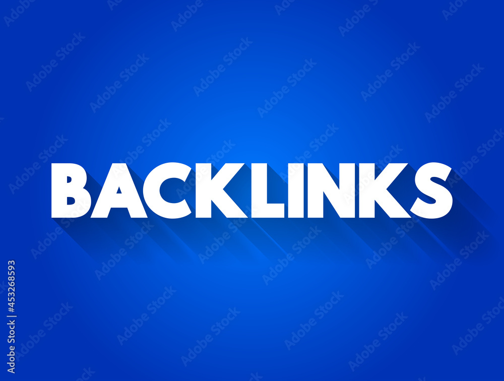 Backlinks text quote, concept background Backlinks text quote, concept background
