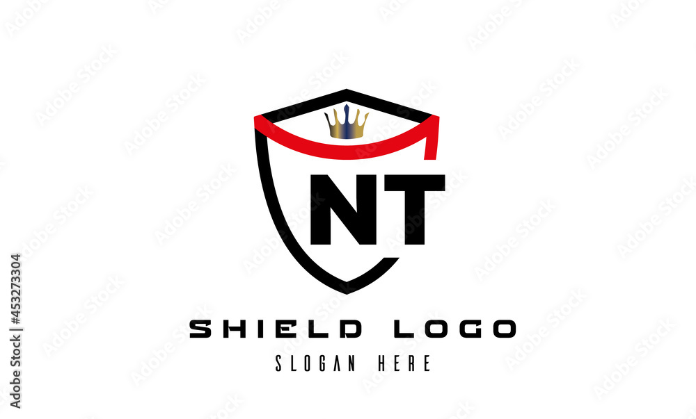 king shield NT latter logo king shield NT latter logo
