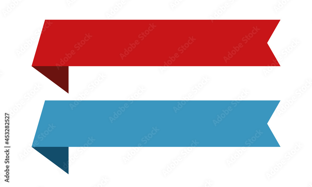 simple vector label banner on white background simple vector label banner on white background