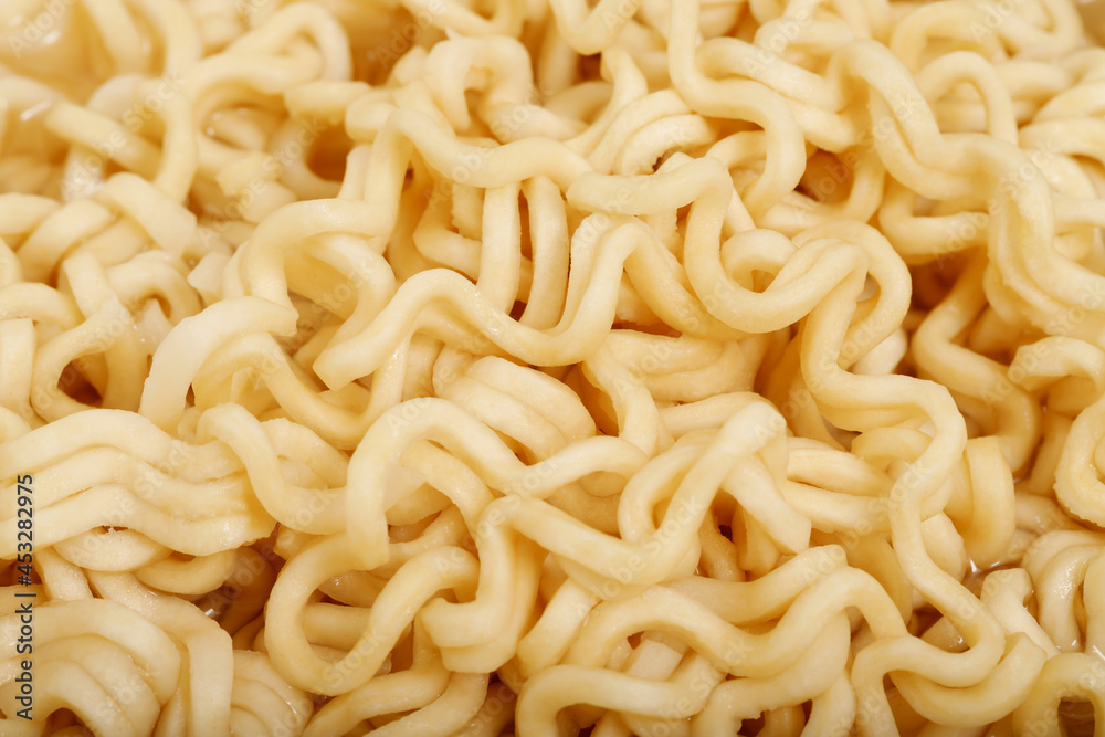 Top view texture instant noodles Top view texture instant noodles