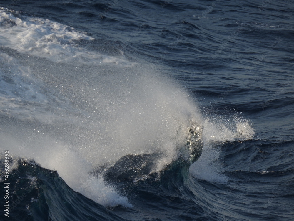ripple generated by the engine of a passenger ship in the Aegean August 7 ripple generated by the engine of a passenger ship in the Aegean August 7