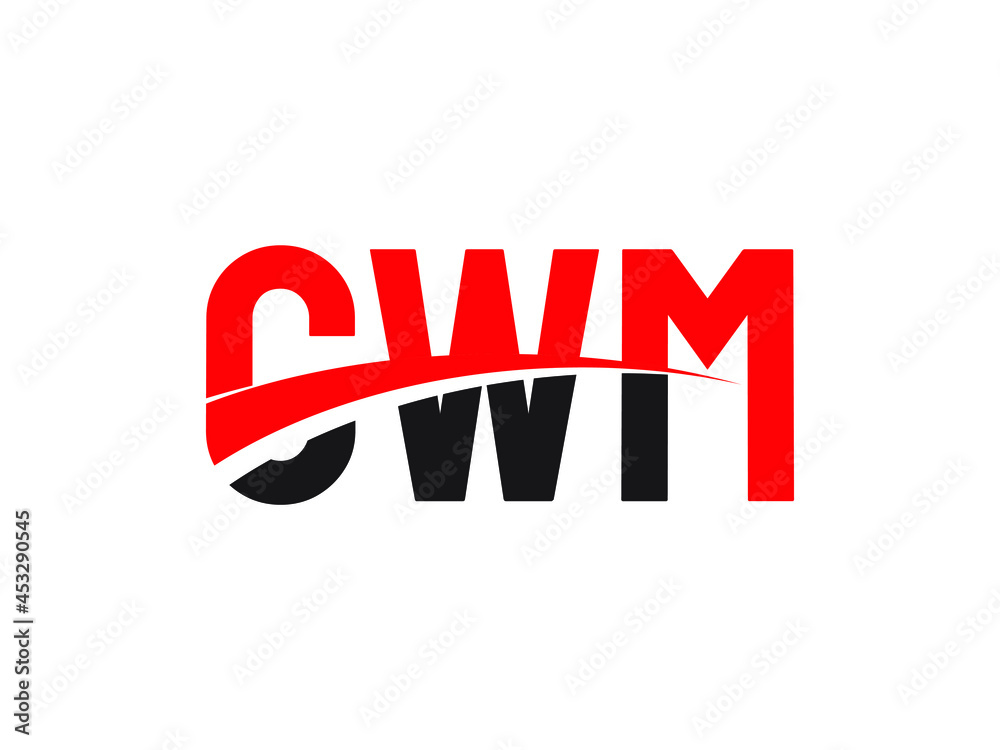 CWM Letter Initial Logo Design Vector Illustration