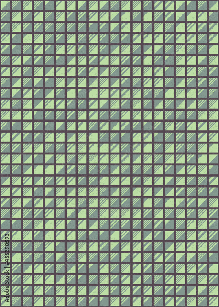 Fototapeta premium Abstract Geometric Pattern generative computational art illustration