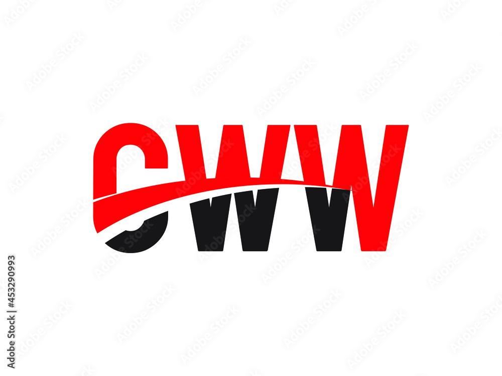 CWW Letter Initial Logo Design Vector Illustration