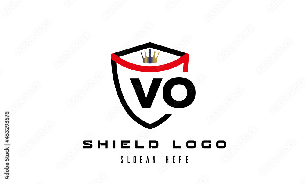 creative shield latter logo vector creative shield latter logo vector