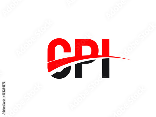 CPI Letter Initial Logo Design Vector Illustration