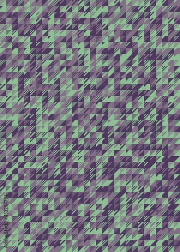 Abstract Geometric Pattern generative computational art illustration