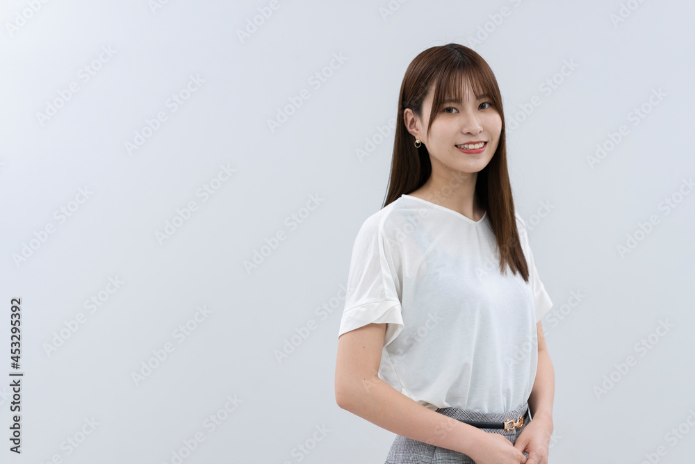 爽やかな女性 爽やかな女性