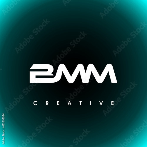 BMM Letter Initial Logo Design Template Vector Illustration
