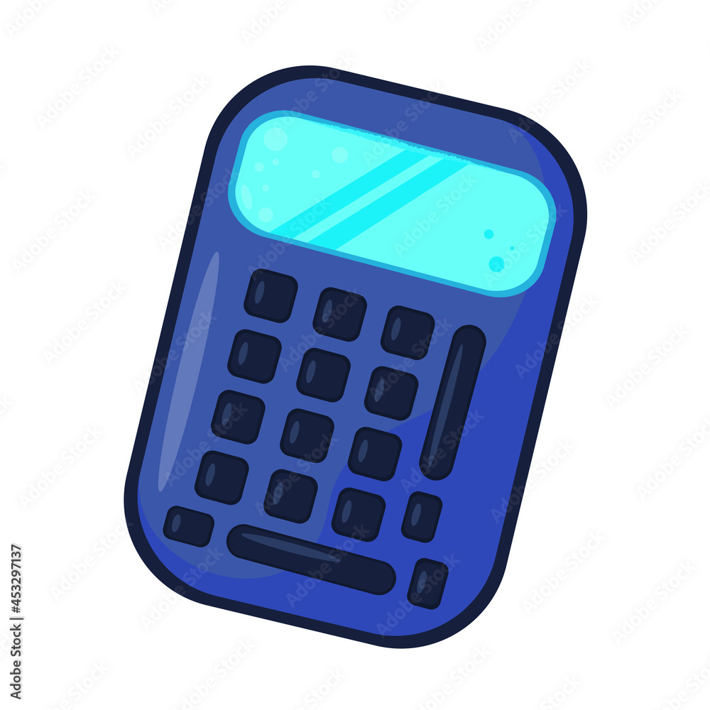 vector icon calculator for school or business vector icon calculator for school or business