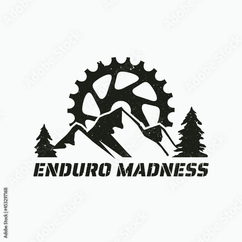 mountain enduro bike logo community template