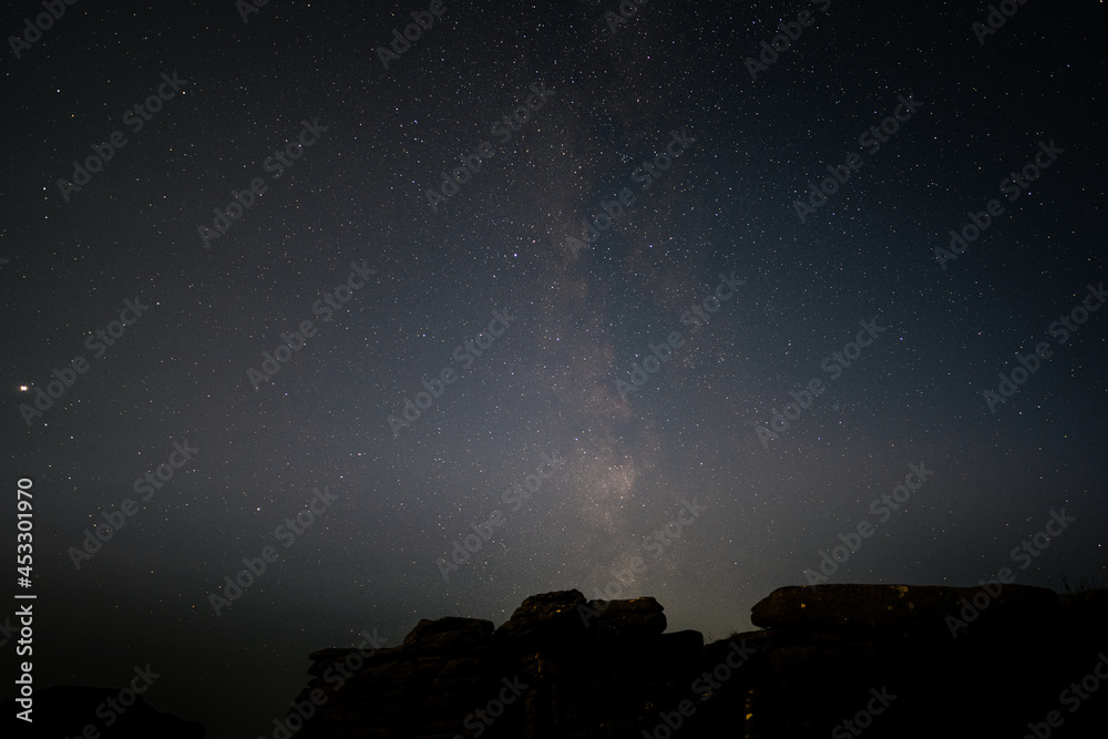 Milky Way over Coombestone Tor