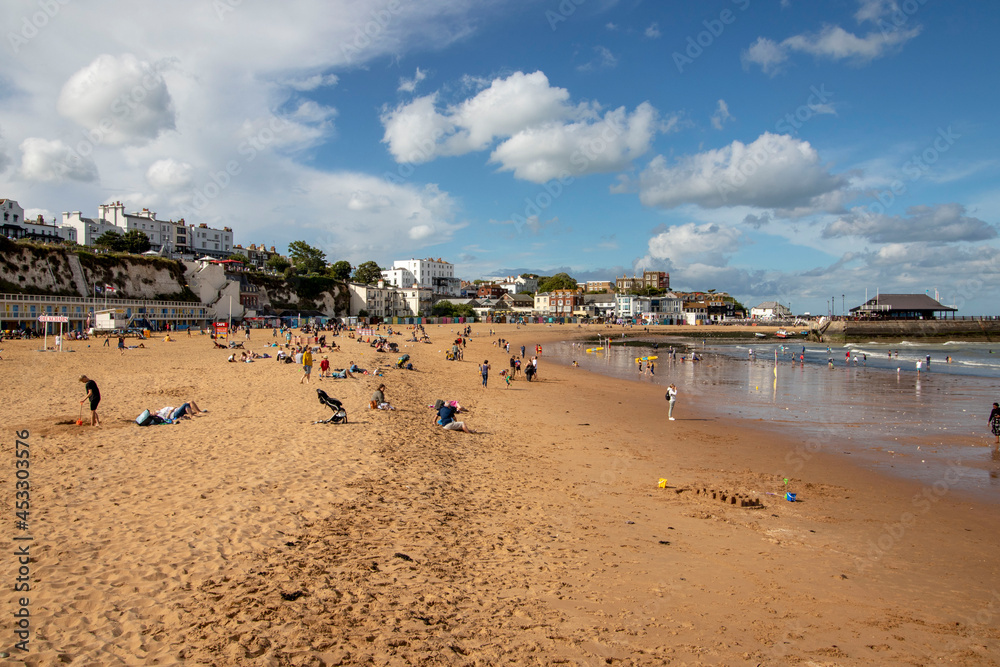 Broadstairs is a coastal town on the Isle of Thanet in the Thanet district of east Kent. Broadstairs is one of Thanet's seaside resorts, known as the 