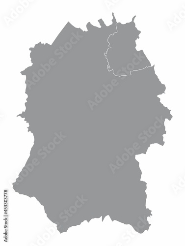 Wiltshire county administrative map photo