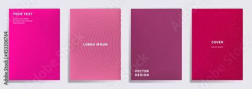 Radial semicircle geometric lines patterns.