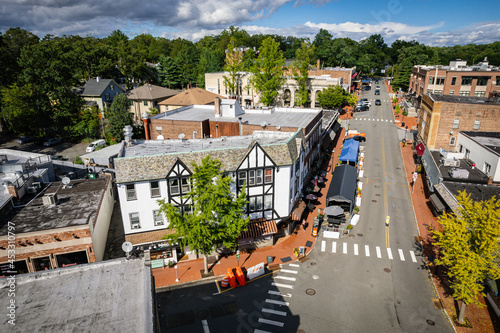 Aerial Landscape of Maplewood New Jersey  photo