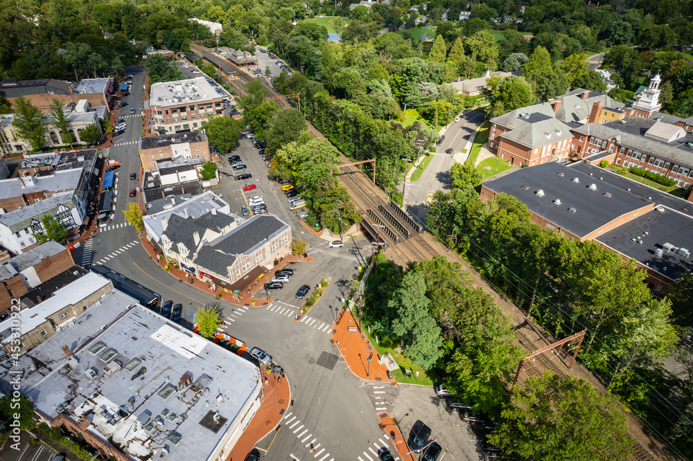 Aerial Landscape of Maplewood New Jersey 