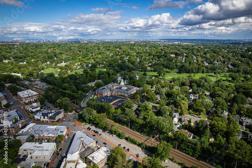 Aerial Landscape of Maplewood New Jersey  © Jin