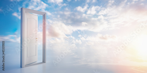 Open door to hope  new life  change