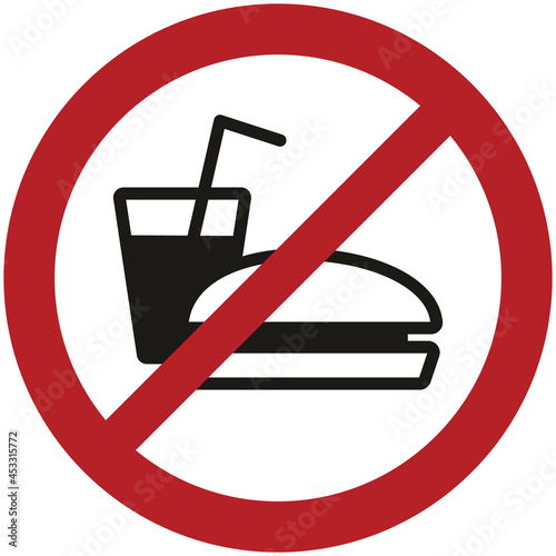 no foods eat sign