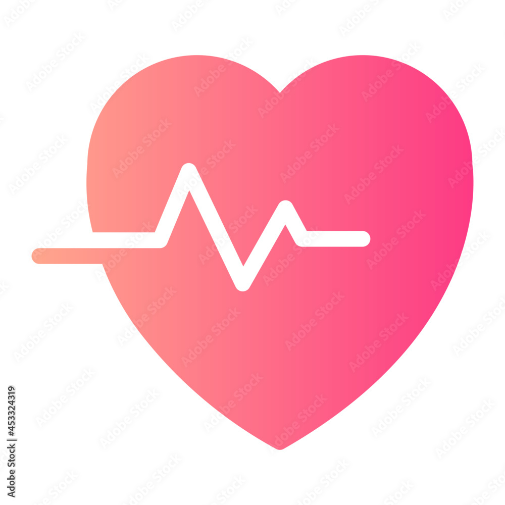 cardiology gradient icon cardiology gradient icon