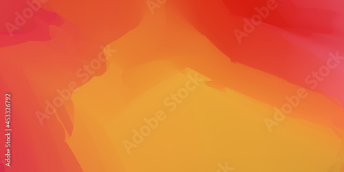 Fire Acrylic Painting Artistic Texture Background. Hot Summer Colors Artwork Backdrop Design Banner Template.