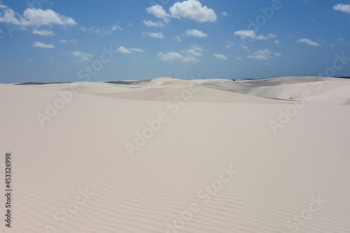 Lencois Maranhenses national park  Brazil. Dunes and lagoons  paradise tourist destination