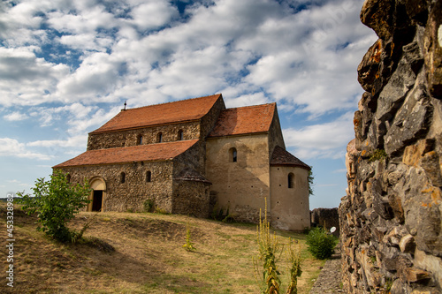 Fortified church in Cisnadioara, Transylvania, Romania