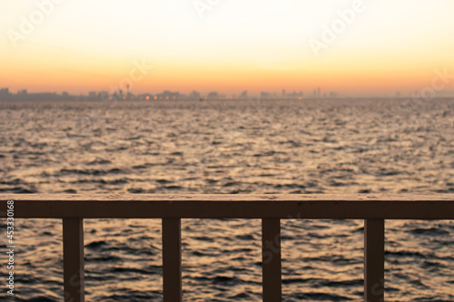 beautiful seaside terrace