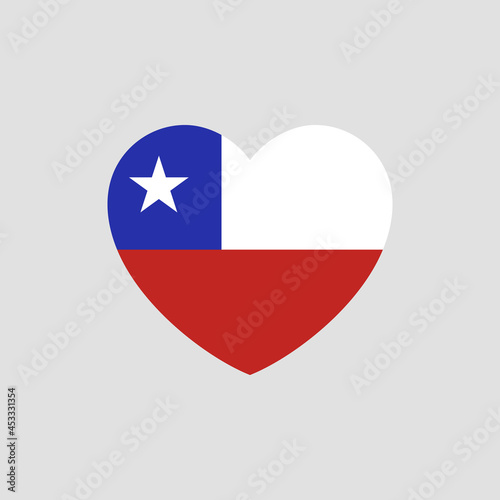 Chile flag in heart shape vector love Chile Free Download Chile flag in heart shape vector love Chile - GFXLoad