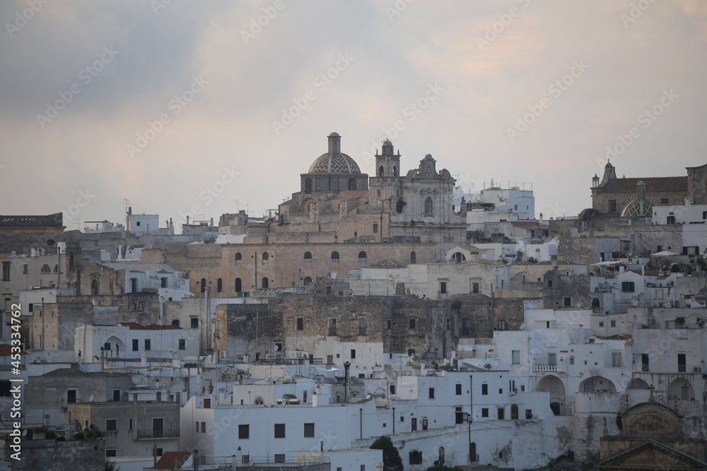 View of Ostuni, Southern Italy, Apulia 