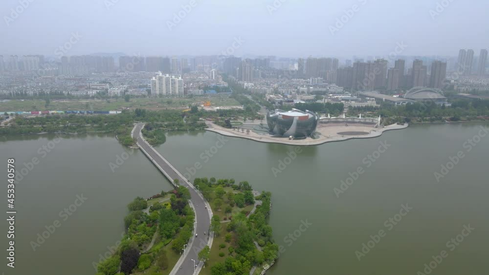 Aerial photography of Xuzhou Yunlong Lake Scenic Area Aerial photography of Xuzhou Yunlong Lake Scenic Area