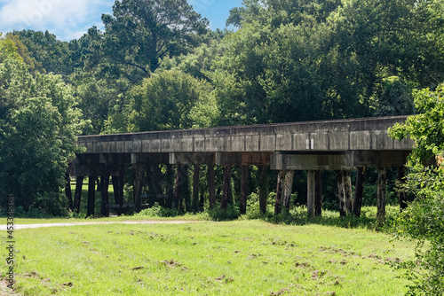 old elevated Railroad bridge 