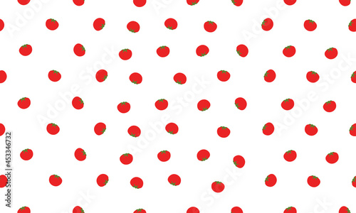 Fruit seamless tomato pattern. Pattern for wallpaper, prints, canvas prints.