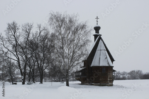 Wooden Nikolskaya Church in Suzdal, Russia