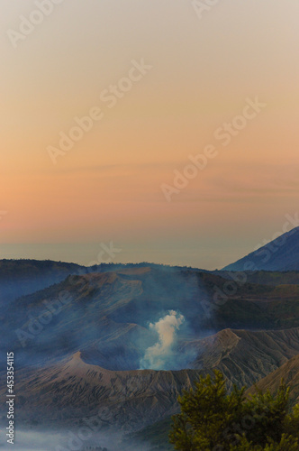 Mount Bromo, active volcano at sunrise with fog   Java Island, Indonesia © B2_Photography
