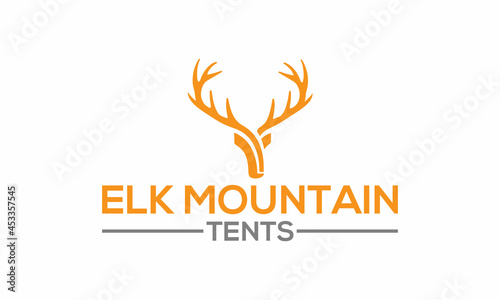 The Best Design Deer logo unique modern minimalist simple creative abstract and vector