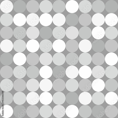 Grey and white dots background or comic vector pattern © ingalinder