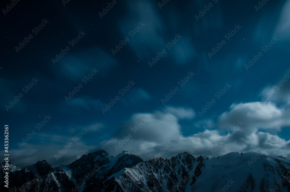 night over the mountains