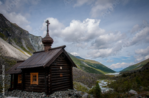 church in the mountains photo