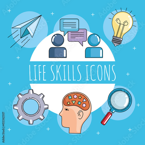 People life skills icons