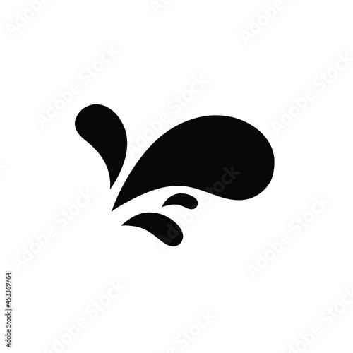 water splash icon vector water drop sign